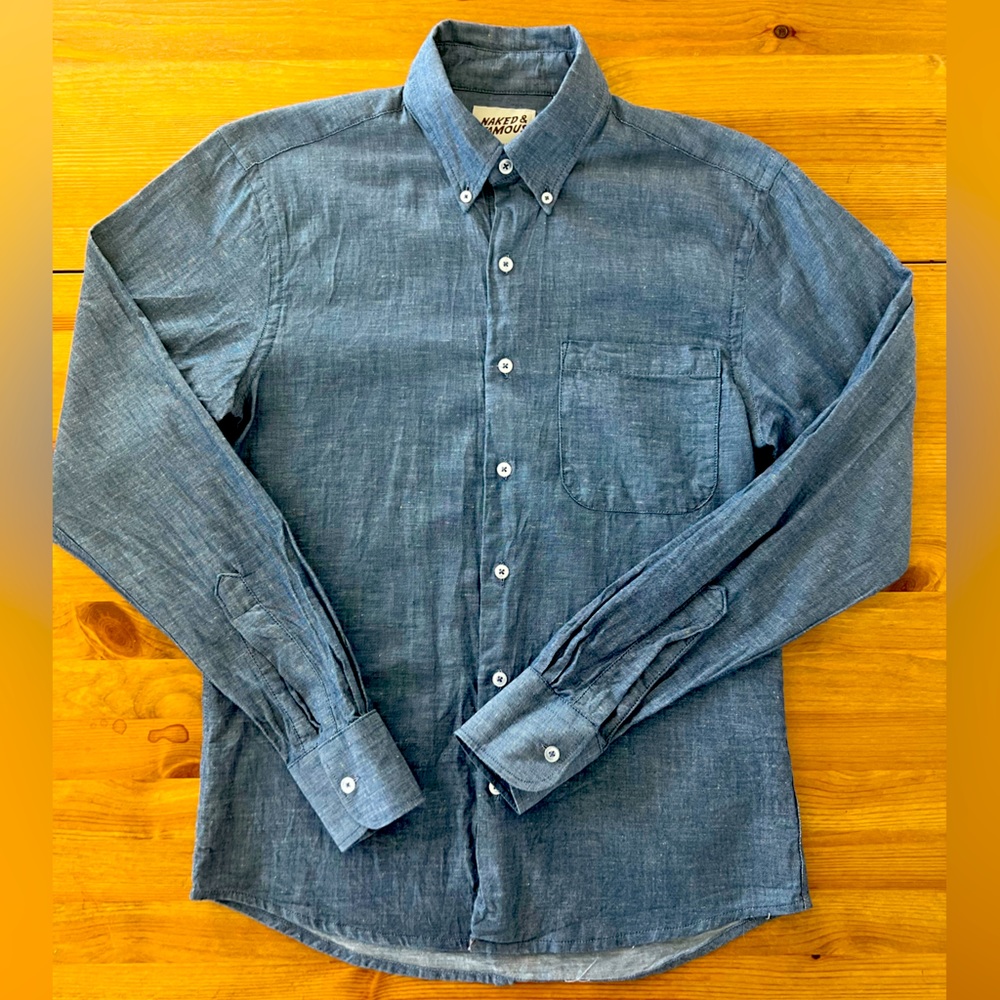 Naked & Famous Lightweight Jean Shirt